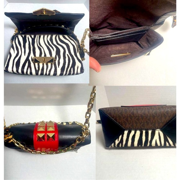 MICHAEL KORS CECE SMALL CALF HAIR $378 BNWT **ORIGINAL OWNER** PRICE VERY FIRM - Picture 12 of 16